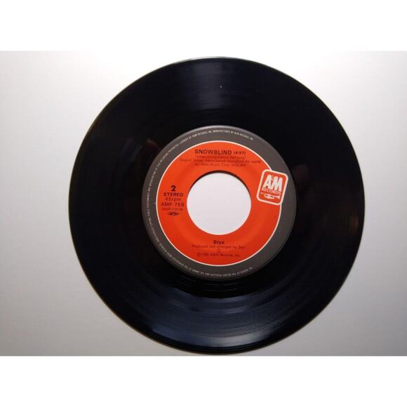 Styx Mr. Roboto Vinyl 7" Record 45 Pop Art Rock Synth-Pop 1980s - Picture 7 of 7